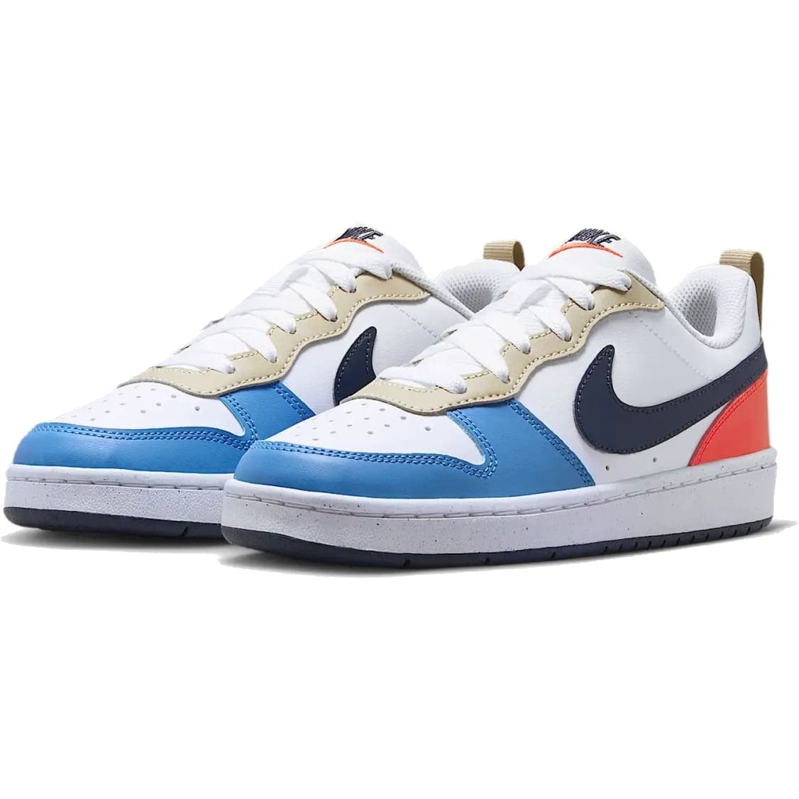 Nike W Court Borough Low DD5456-124 WHITE.BLUE.RED.BEIGE | 38.5 — view 2