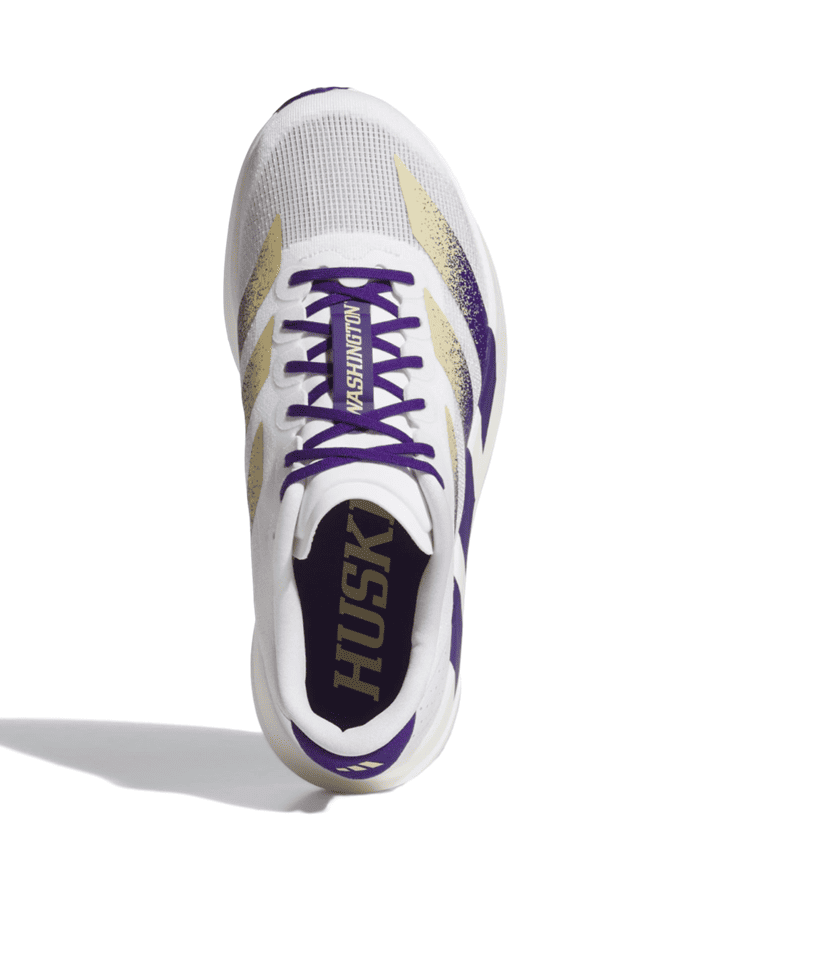 Adidas M Washington Huskies adizero Evo SL WhitePurpleGold | 44 — view 3