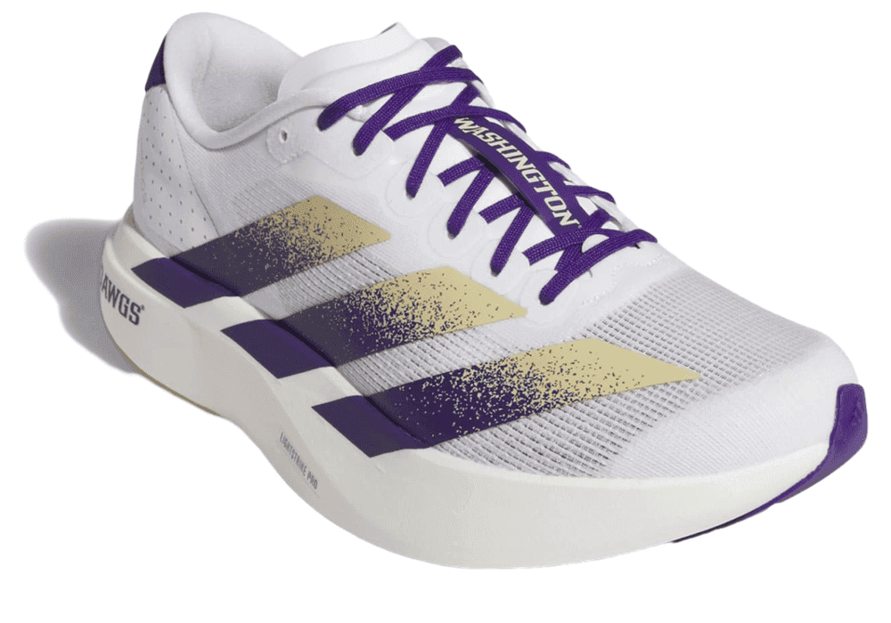 Adidas M Washington Huskies adizero Evo SL WhitePurpleGold | 44 — view 4